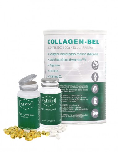 PACK 1 Collagen-Bel + 1 Bel-Omega + 1 Bel-Armonía