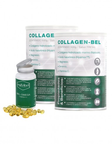 PACK 2 Collagen-Bel + 1 Bel-Omega
